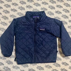 Patagonia Navy Nano Puff Quilted Jacket
